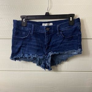 Abercrombie & Fitch dark wash short shorts